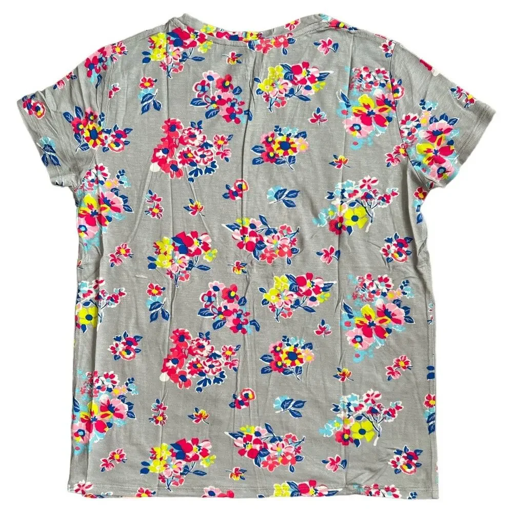 VERA BRADLEY Tossed Posies Cadence Essential Tee w/ Tags, Small - Picture 2 of 9